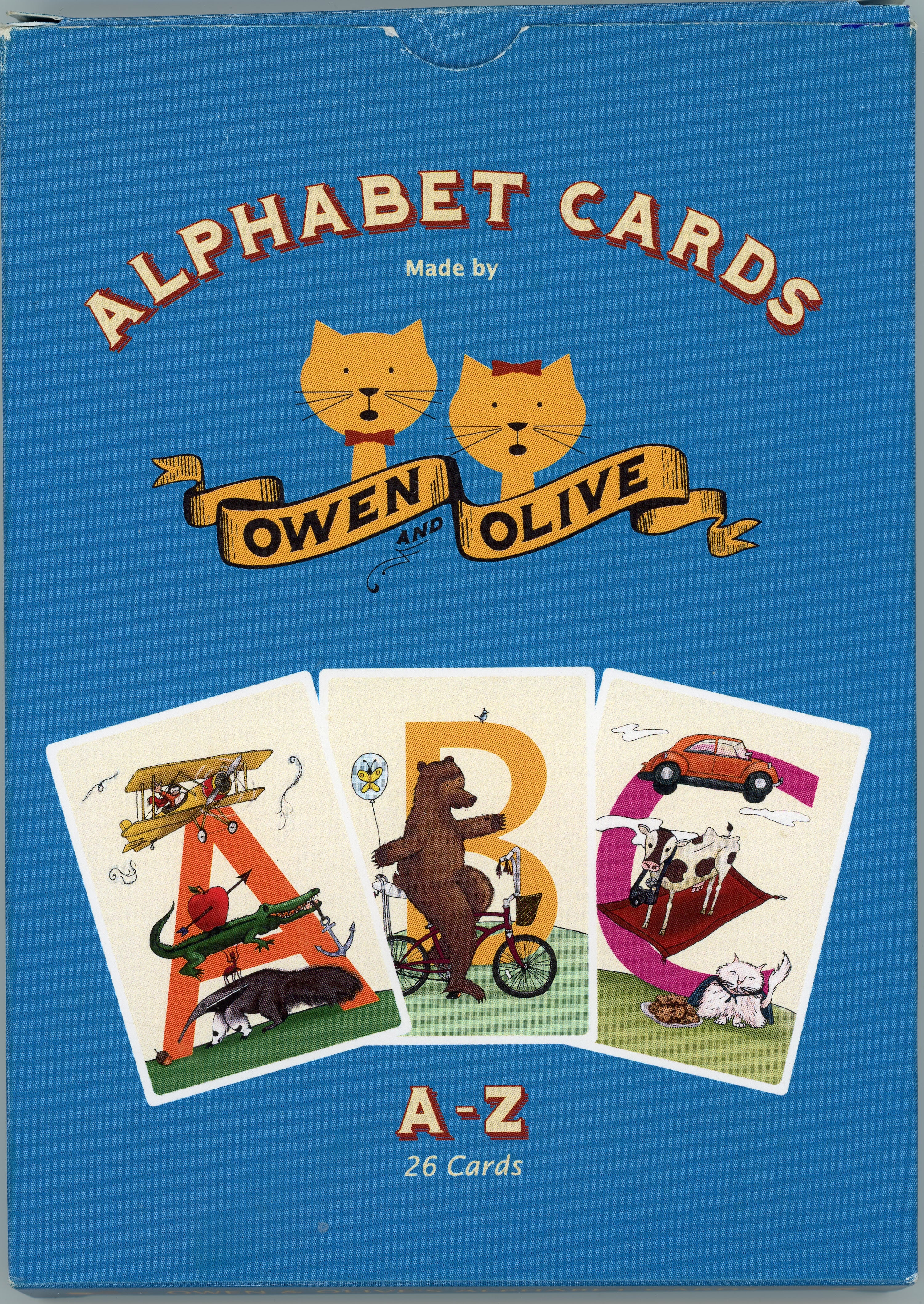 Owen and Olive's Alphabet Cards